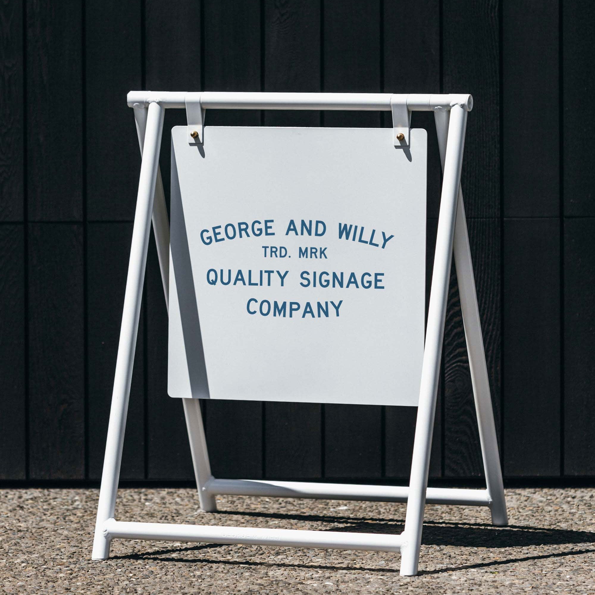 A-Frame sandwich board sign