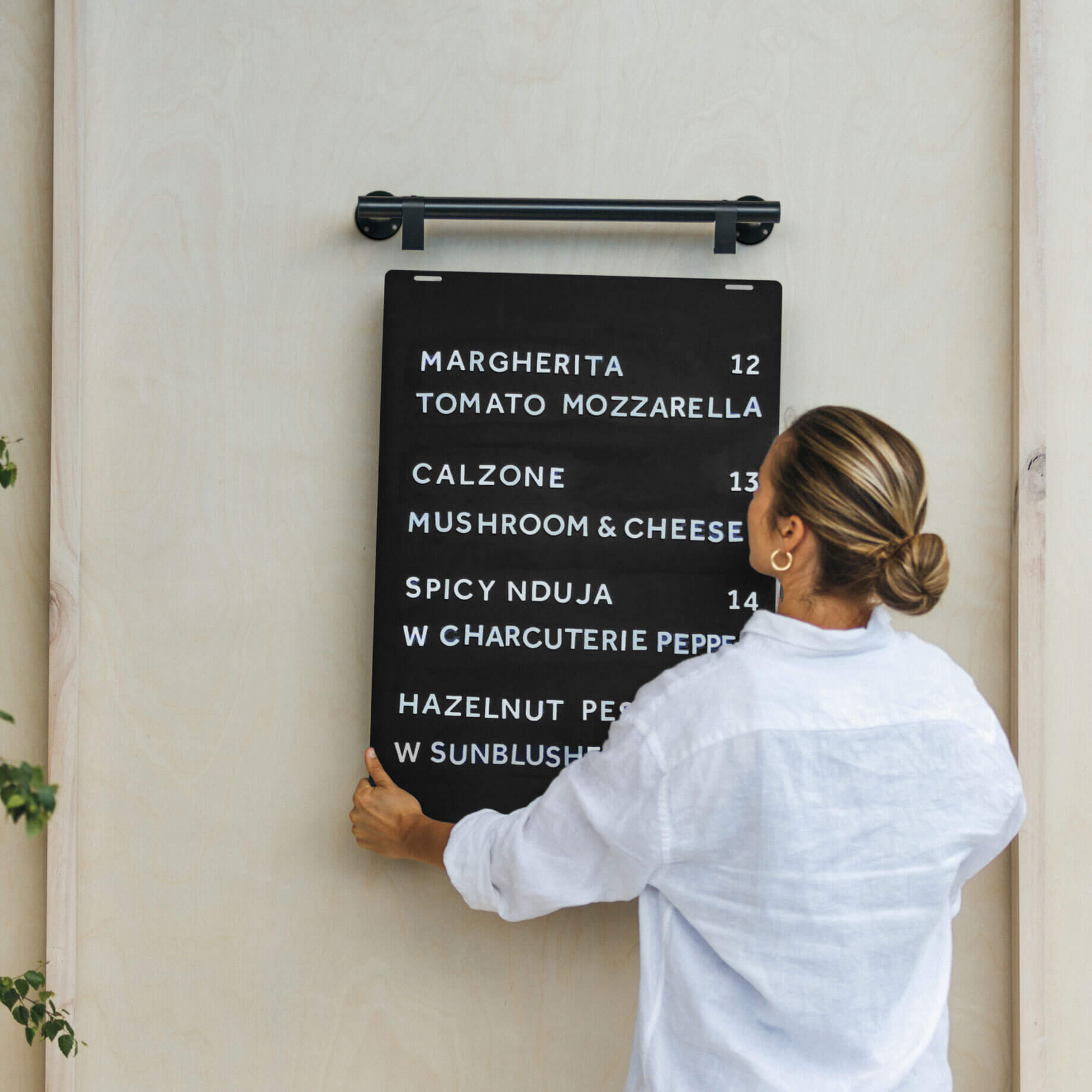 hanging Sign, Magnetic Menu Board, Hanging Menu Board, Signage Hanging, Magnetic Letterboard