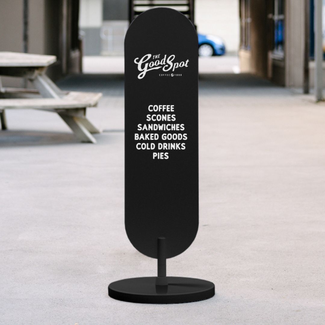 Standing Sign Holder, Free standing sign, Metal Sign Holder, Pedestal Sign