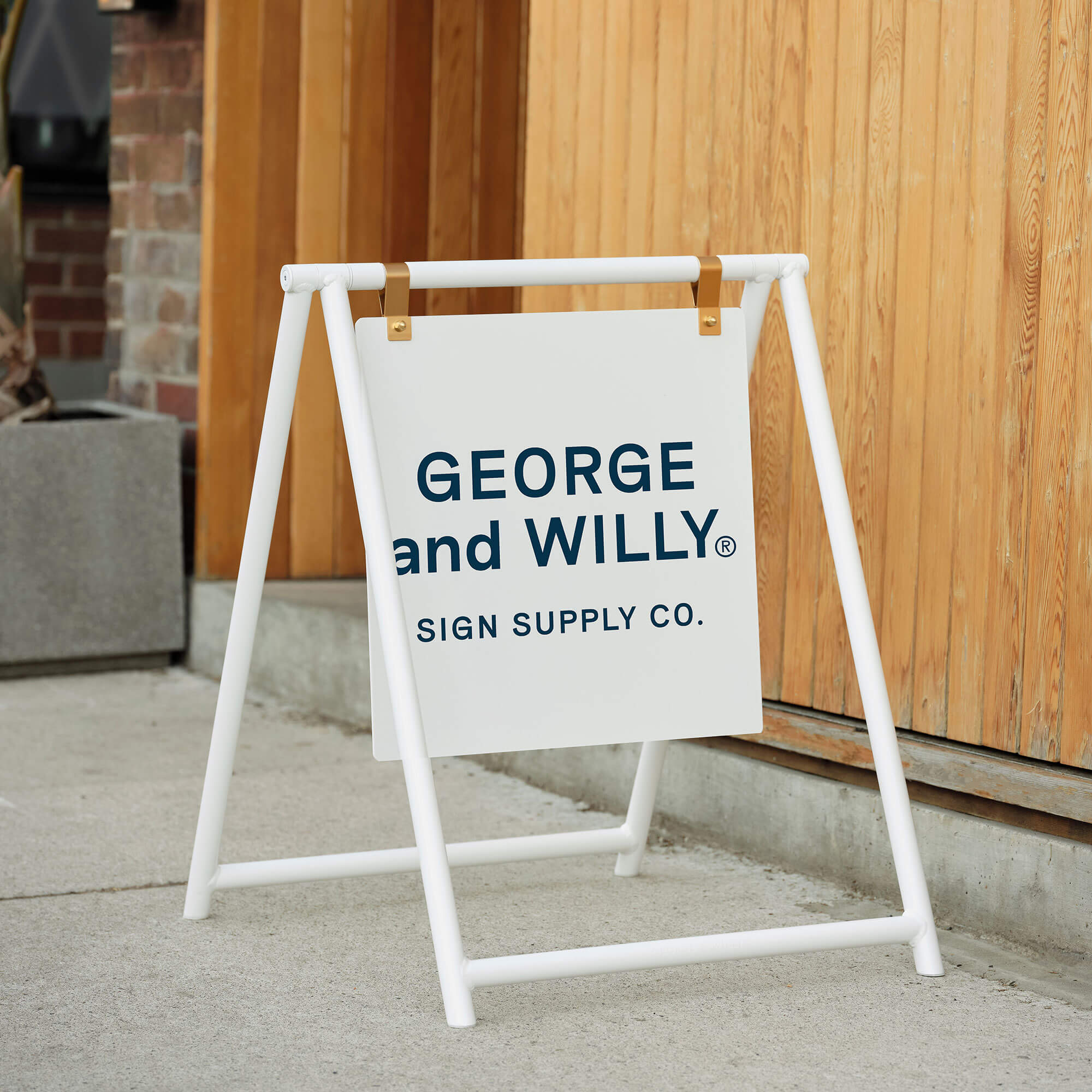 custom A-Frame Sign from George & Willy